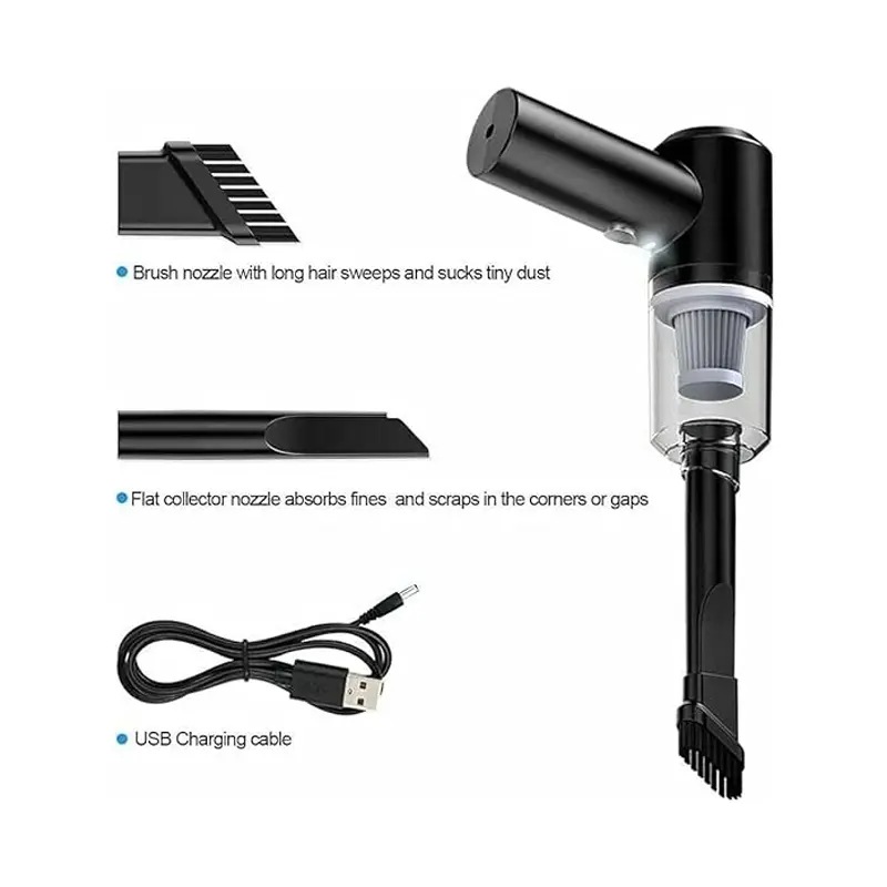[3IN1] Vacuum Cleaner AS-228 Penyedot Debu Mini Portabel Blower Pengisap Tanpa Kabel 3 In 1 USB Isi Ulang Bivolt 120W Pembersih Rumah Tangga Keyboard Sofa Rumah Membersihkan 3