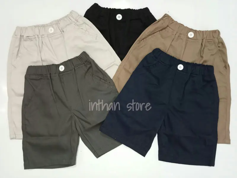 PAKET HEMAT CELANA PENDEK ANAK 100 RIBU DAPAT 5 POTONG DAN 5 WARNA Katun Fashion 1