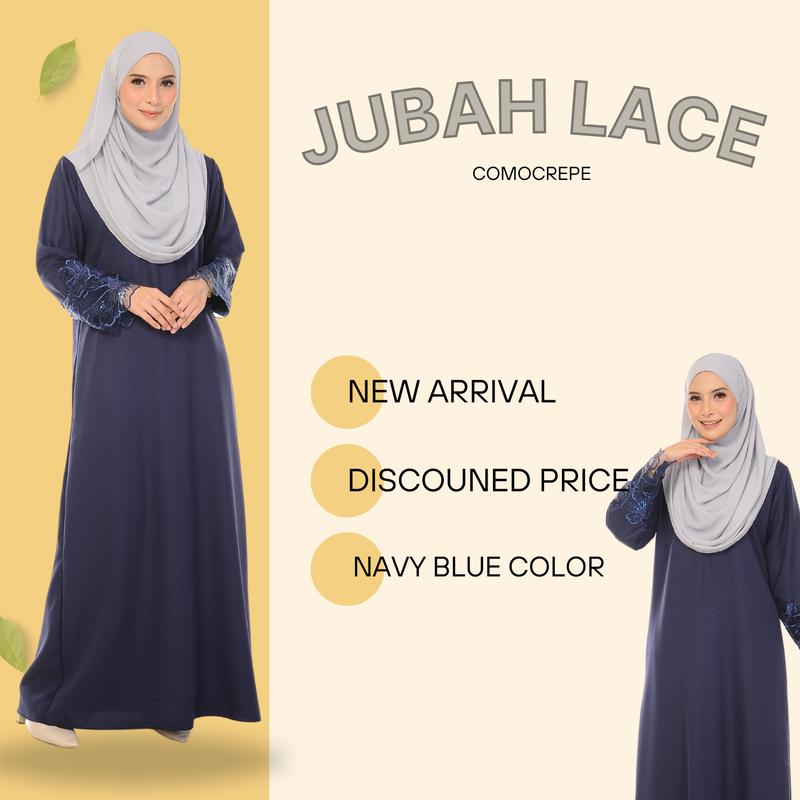 Product Introduction of Jubah Muslimah Umrah Murah Wanita Perempuan Plain Ironless Plus Size S to 3XL ready stock 29