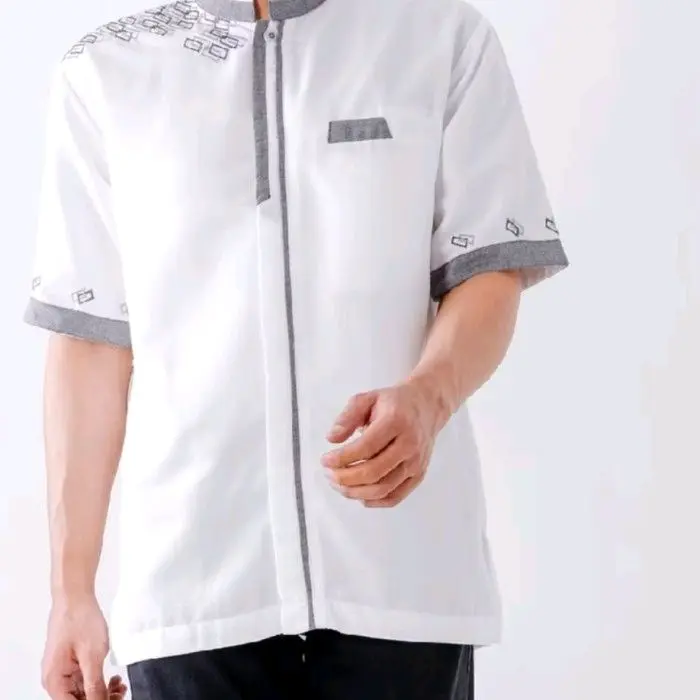 S M L XL  XXL  XXXL  XXXXL  baju kemeja koko dewasa bahan katun poli  premium tebal adem nyaman di pakai Muslim Dewasa 1