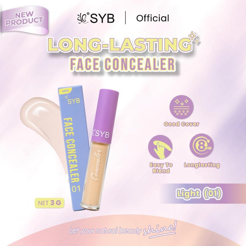 NEW SYB FACE CONCEALER LONG LASTING [Concealer dengan 3 pilihan warna] 1