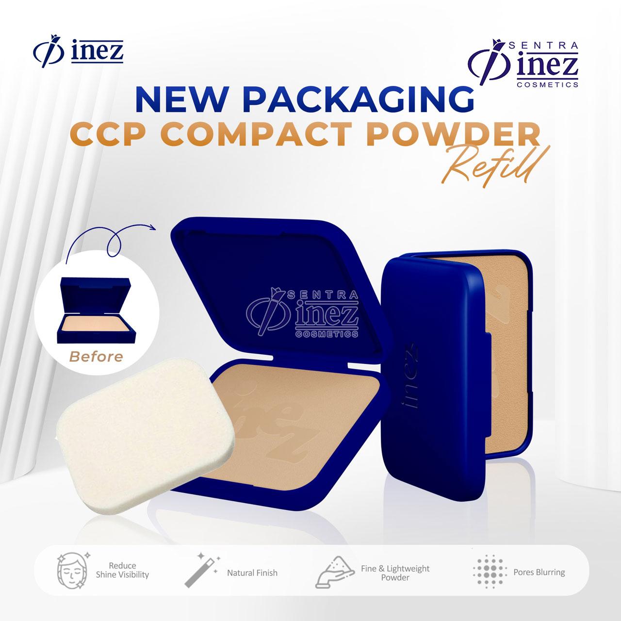 Inez Refill Compact Powder Color Contour Plus - Bedak Wajah Halal ...