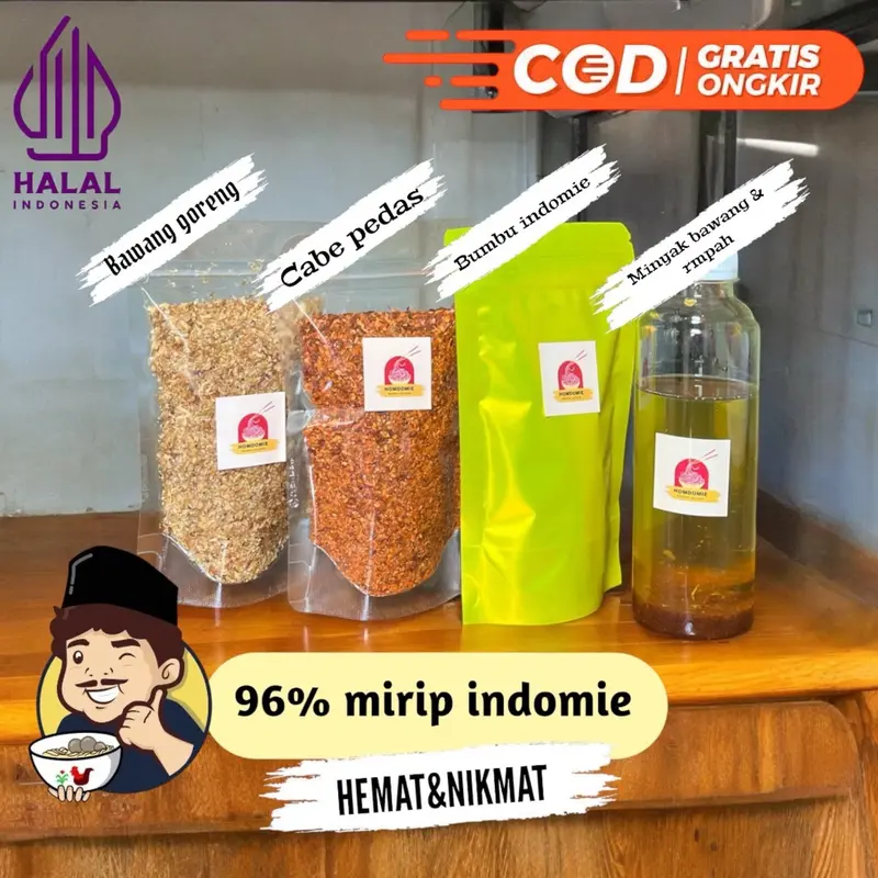 Bumbu mie instan mirip indomie Goreng komplit 0