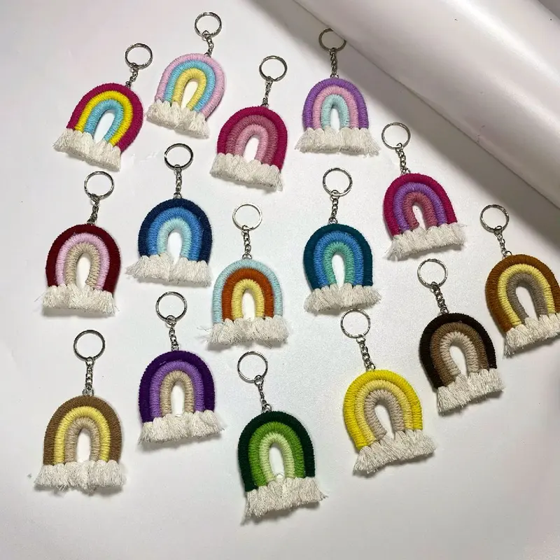 GANTUNGAN PELANGI RAINBOW/ GANTUNGAN UNICORN/ GANTUNGAN TAS CHARM BAG GANTUNGAN KUNCI LUCU 1