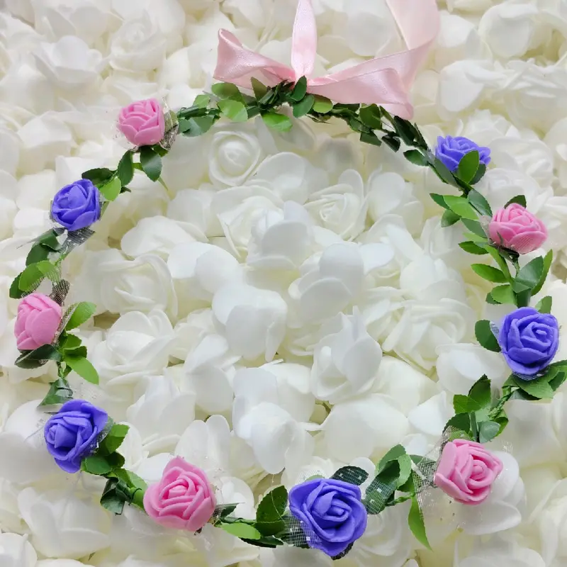 Bando Bunga / Mahkota Bunga/ Flower Crown/ untuk Anak-Anak dan Dewasa - Aksesoris Cantik dan Menawan 1