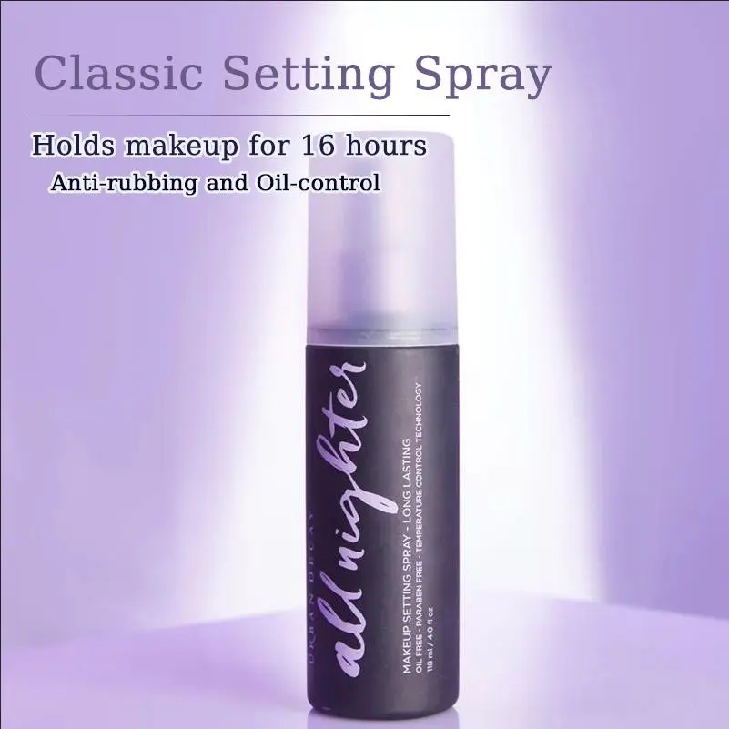 ALL NIGHTER Long-Lasting Makeup Setting Spray 118ml Oil Control Dry Skin Makeup Setting