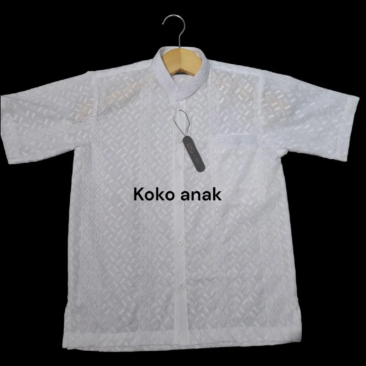 Baju Koko anak 4-13 thun bahan katun paris
