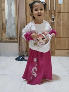 Product Review of Setelan Rok Dan Baju Anak Perempuan Bahan Cringcel Buat Usia 3-12 Tahun from A**a 2