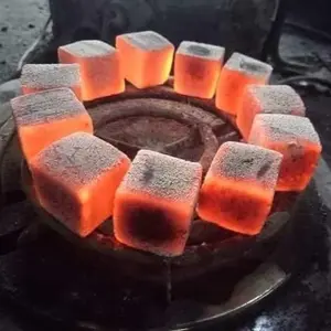 Briket arang kubus hexagon batok kelapa 1kg berkualitas