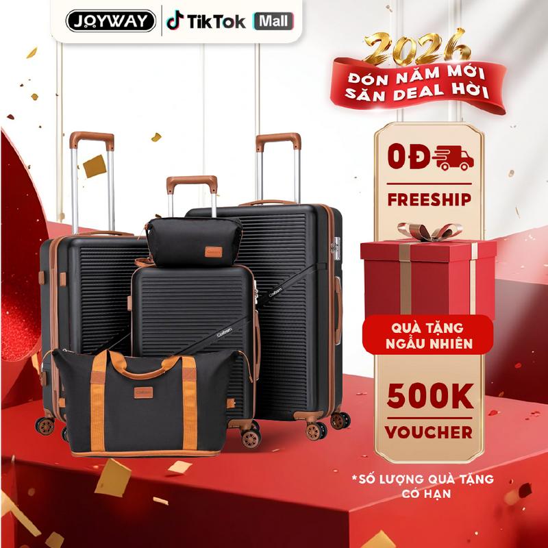 SẢN PHẨM MỚI RA MẮT Vali cao cấp JOYWAY x Cosbarn Nhựa ABS nguyên khối Khóa số TSA Dây kéo YKK Bánh xe kép xoay 360 độ Bảo hành phụ kiện trọn đời