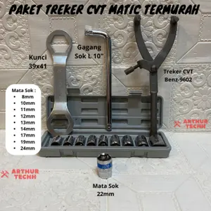PAKET Treker CVT Motor Matic Kunci 39 41 + Sok Set | Untuk Semua Motor Matic Dibawah 150cc