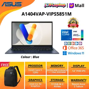 Asus A1404VAP-VIPS5851M Blue Core 5 120U Win11 OHS