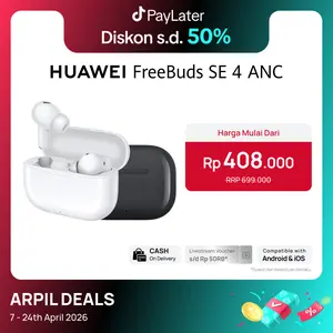 HUAWEI FreeBuds SE 4 ANC TWS l Up to 50dB l 10mm Dynamic Driver | 50H Long Battery Life l IP54