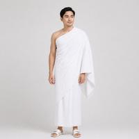 Gambar Kain Ihram Pria Premium | Baju Haji Umroh Laki-Laki | Adem Nyaman Tebal | Putih Bersih - CAMEL dari ALFAUZI COLLECTION Kota Administrasi Jakarta Barat 3 Tokopedia
