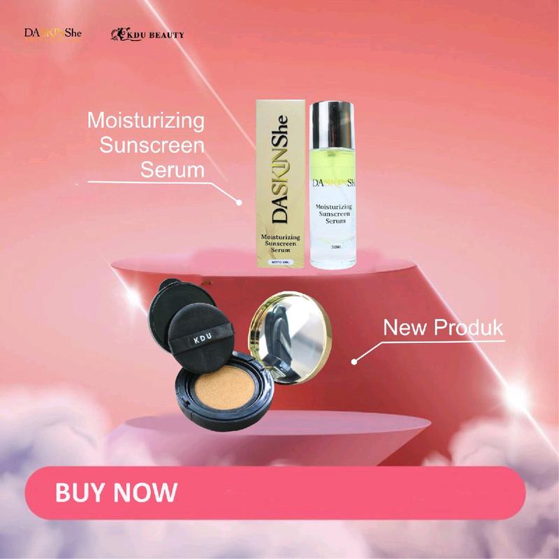 Glass Skin Cushion KDU Beauty dan 1 SUNSCREEN 3 LAYER Daskinshe 3