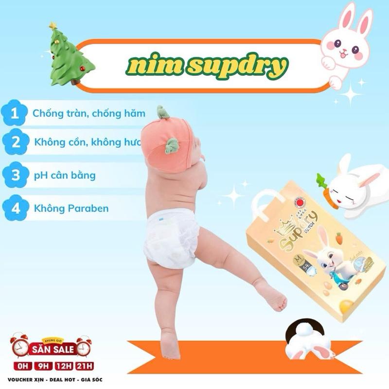 BỈM SUPDRY ULTRA SUPDRY CAM BẢN CAO CÂP MỀM MỎNG THẤM HÚT VƯỢT TRỘI BÉ TRỘM VÍA MẸ TĂNG SIZE BIM
