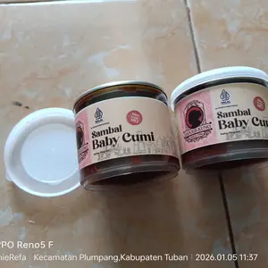 Sambal Baby Cumi DAPOER KUNO [150 Gram] - Lauk Seafood babycumi halal SPP-IRT Organic