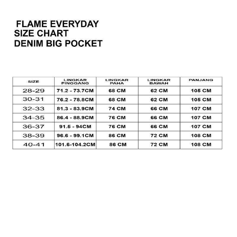 Product Introduction of Flame Everyday Celana Denim Y2K Denim Big Pocket Bordir Raw Denim 13oz Jeans Panjang Pria 0