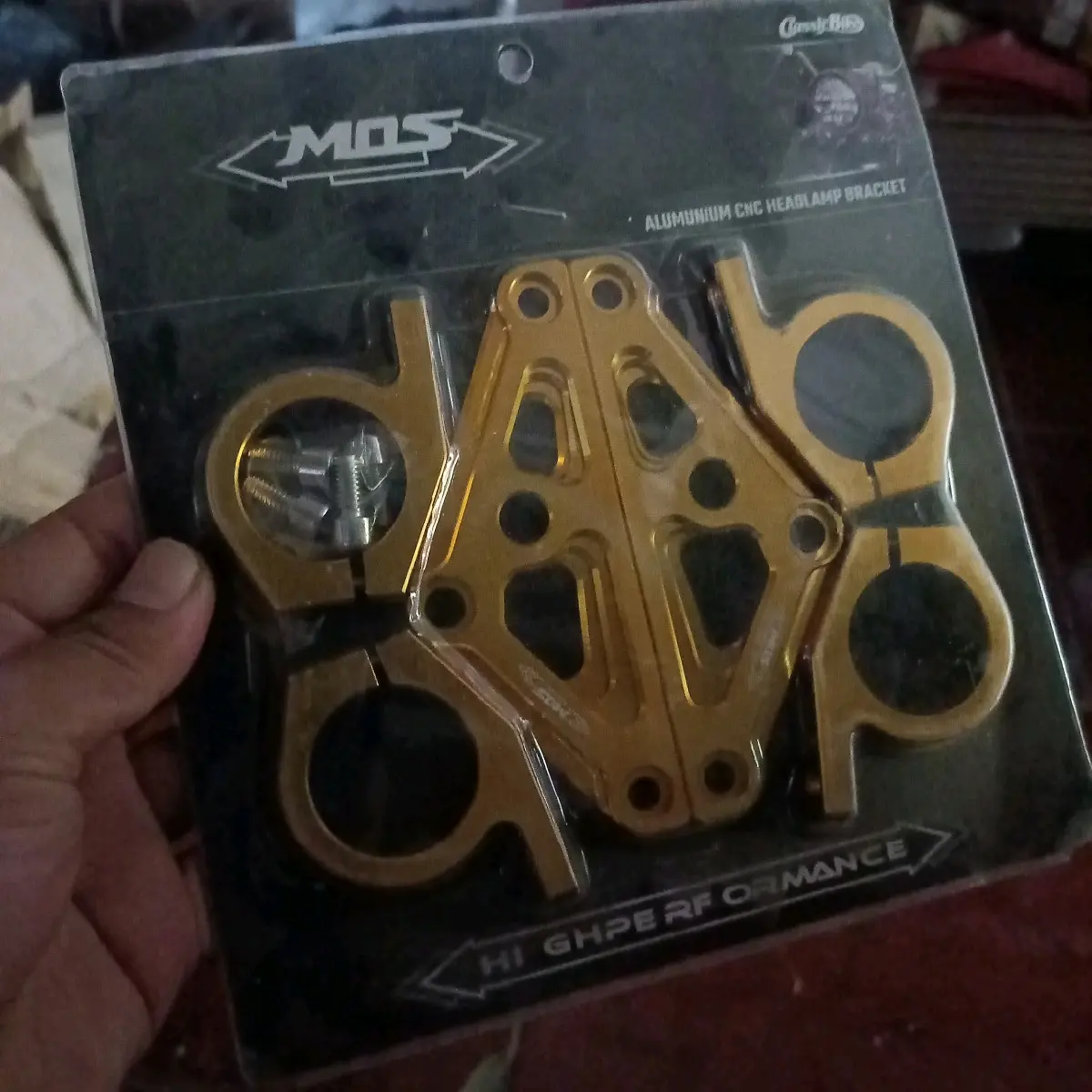 dudukan lampu depan cnc cb as 31