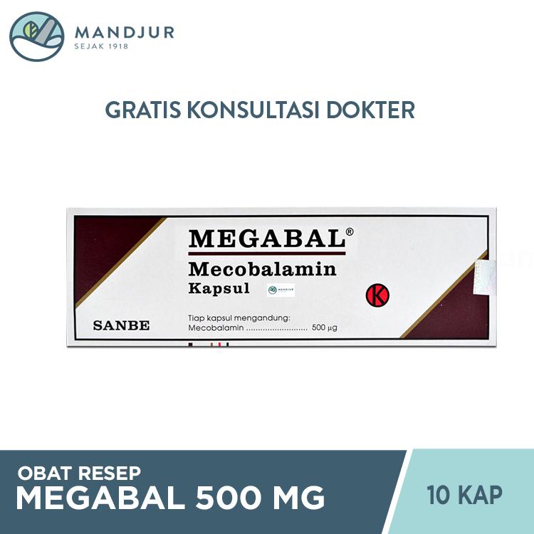 Megabal 500 mcg Strip 10 Kapsul