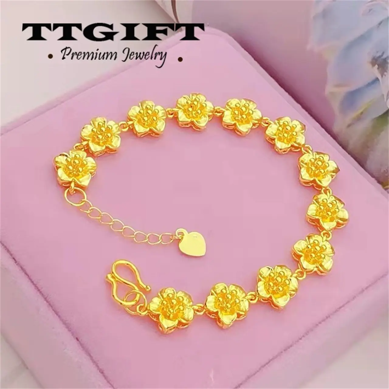 New Flower Bracelet, Women's Daily Bracelet, Birthday Gift