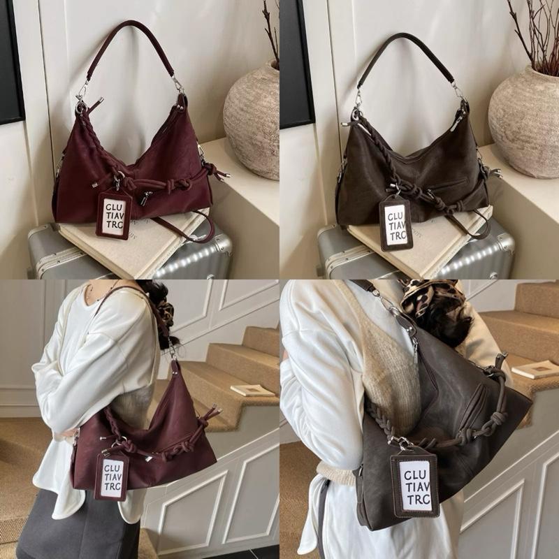   7 Màu - Hãng QCCC   Túi xách LUNA STORE da mềm cá tính size lớn 36cm nhiều màu đeo vai đeo chéo đi chơi đi làm 