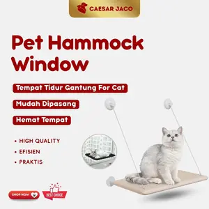 Tempat Tidur Kucing Cat Hammock Window Bed Summer Style Strong Suction