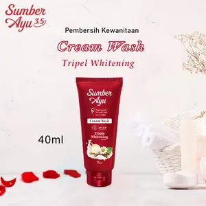 Sumber Ayu Cream Wash Triple Whitening - Pembersih Kewanitaan 40ml