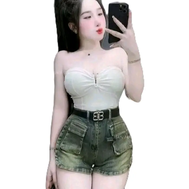 quần jean nữ có 2 túi phía trước sang chảnh 4