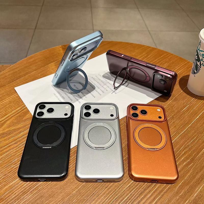 Giá đỡ xoay 360 độ với thiết kế thân thiện với da, phù hợp với ốp điện thoại…
