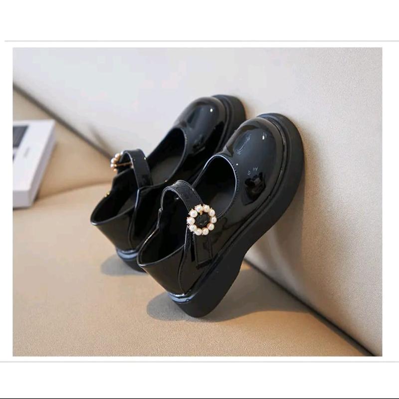 Product Introduction of Sepatu Sekolah Anak Perempuan Tali Hitam / Sepatu Flatshoes Anak Cewek Korea style 24