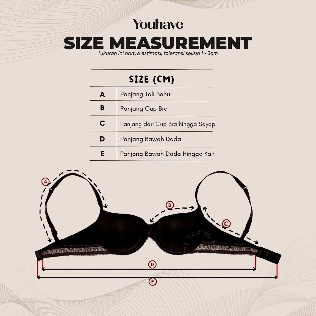 You've ( YouHave ) BH Bra Tanpa Kawat Wanita Premium Satin Seamless Busa Tipis 100089