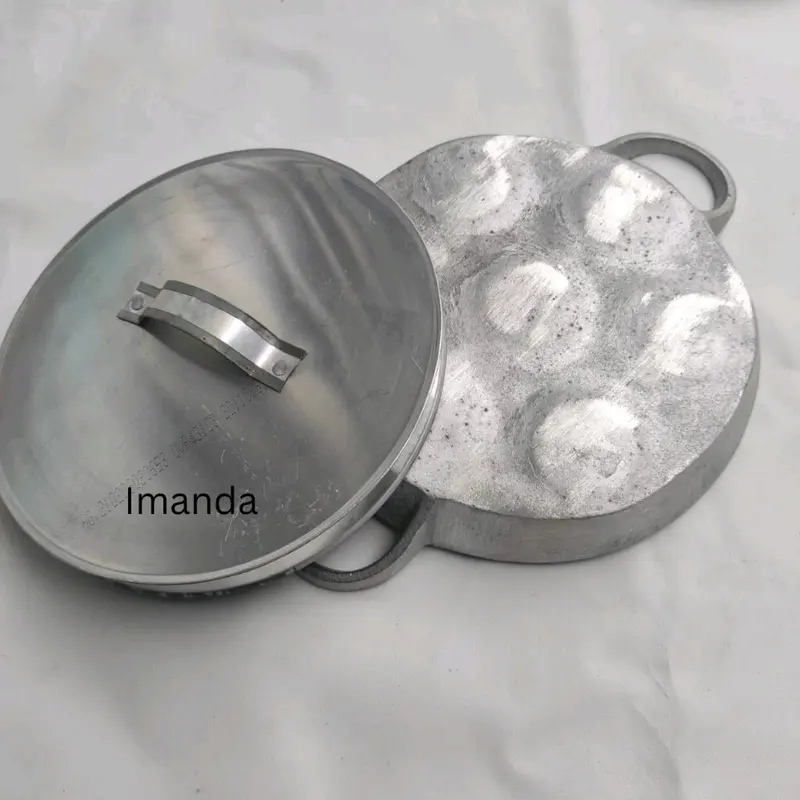 Cetakan Bikang prima standart/Sedang.Apem .Cetakan Bikang Mawar Kitchenware Diameter Lubang 7cm Kedalaman 3 2cm Blakang Tidak Berlubang 4