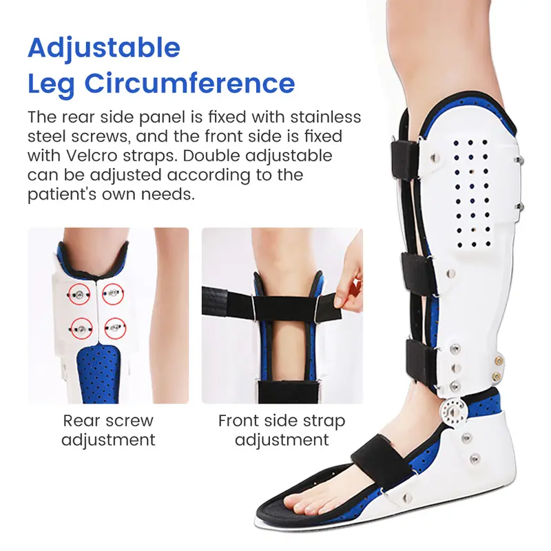 Giá Đỡ Hỗ Trợ Cố Định Chân Thích Hợp Cho Hỗ Trợ Cố Định Chân Và Mắt Cá Chân, Hỗ Trợ Kép, Thoải Mái Và Thoáng Khí, Dụng Cụ Hỗ Trợ Thể Thao Và Ngoài Trời Cho Nam Và Nữ 3