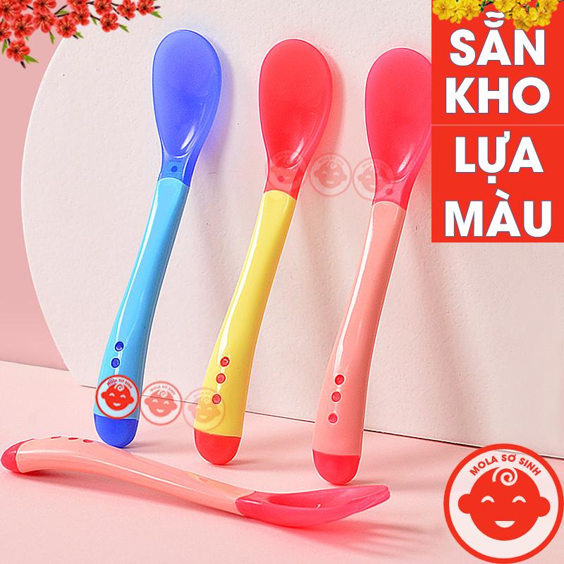 Thìa Ăn Dặm Báo Nóng Cảm Ứng Nhiệt Cho Bé TH4