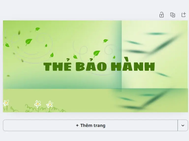 Thẻ bảo hành đèn năng lượng mặt trời