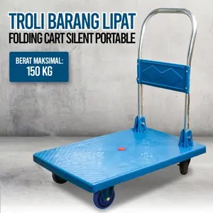 Troli Barang Lipat Trolley Folding Cart Portable 47x69cm 150kg - DP303