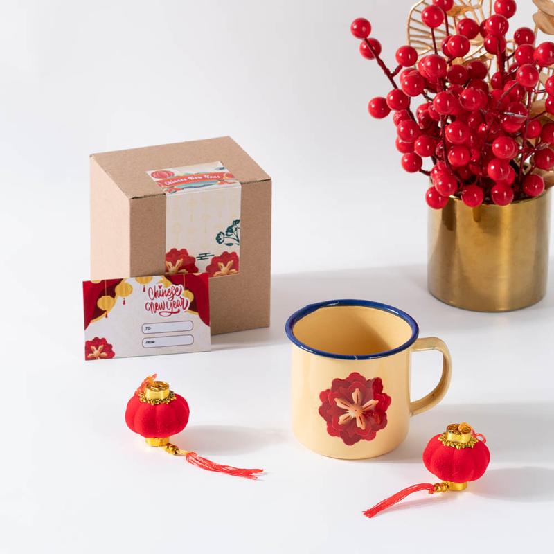 Hampers Imlek / Chinse New Year CNY/ Parcel Mug Enamel 1