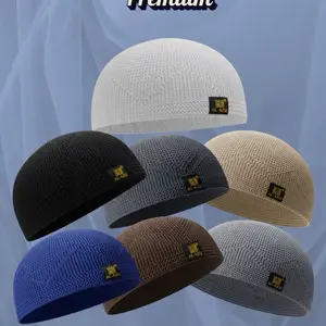 AL_azizstore Peci Rajut Zigzag Premium - Topi Rajut Zigzag dengan Pilihan Warna Beragam dan Kualitas Premium Muslim