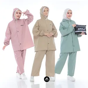 Jas Hujan AKULA Setelan Pria Wanita Dewasa Anti Rembes Tebal Kuat Elastis Jas Hujan AKULA Setelan Pria Wanita Dewasa Anti Rembes Tebal Kuat Elastis