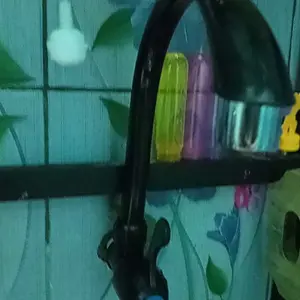FTA Keran Dapur Angsa Hitam PVC MURAH Mewah Cuci Piring Wastafel Kamar mandi Dapur Filter Air Bahan Plastik Tahan Karat Desain Elegan Mudah Dipasang