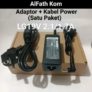 Adaptor Monitor Dan TV LED LG19V 2.1A LG19V 1.7A Colokan Jarum. Laptop