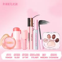 Gambar [Official][BPOM]PINKFLASH 7PCS Makeup Set Eyeshadow Palette Liquid Eyeliner Volume Mascara Loose Powder Bubble Glowy Tint Melting Glossy Balm Watery Blush Stick - Lip Tint & Eyeshadow#RD01 dari PINKFLASH STORE Kab. Tangerang 3 Tokopedia