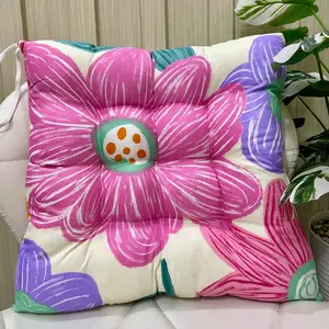 (SATUAN)Bantal kursi bantal duduk isi dakron silikon Kain poly Katun dispers