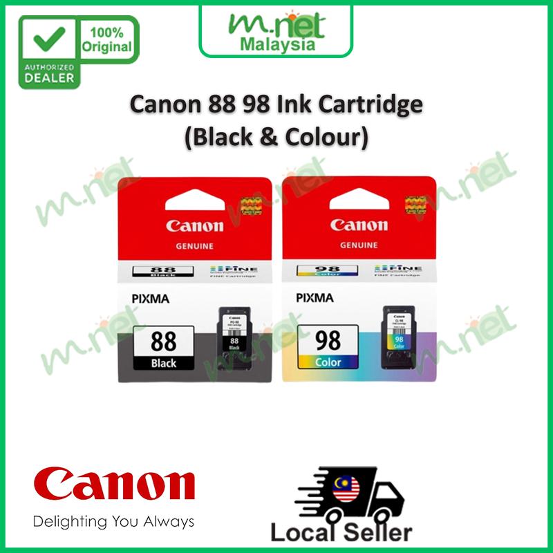 Canon PG-88 Black / CL-98 Color Ink Cartridge/CANON E500/E510/E600/E610 ...