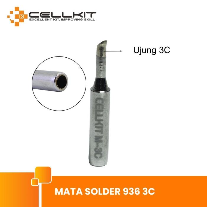 Gambar CELLKIT Mata Solder - Solder TIP 936 TYPE 3C dari CELLKIT Kota Surabaya Tokopedia
