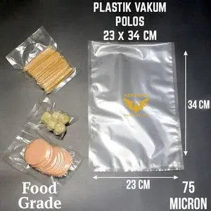 100pcs Plastik Vakum 23 x 34 Termurah | Plastik Vakum Sealer | Kemasan Vakum