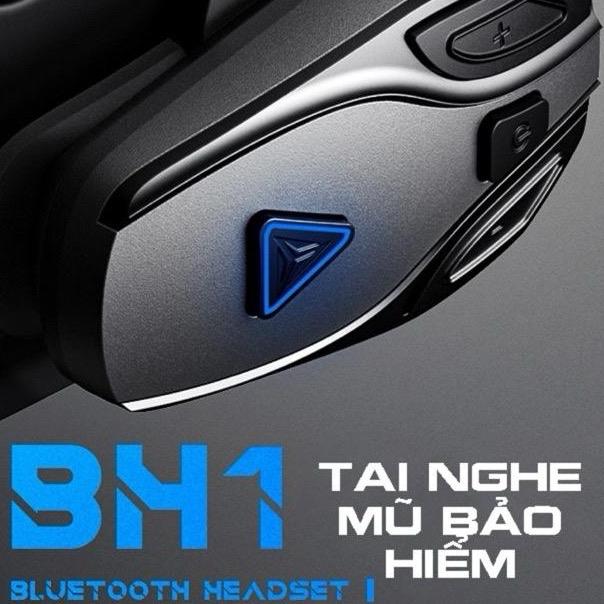 Tai nghe Bluetooth Motowolf BH1 gắn mũ bảo hiểm thế hệ mới hàng chính hãng - chống nước chống ồn pin chờ 70 ngày đàm thoại 35h dễ dàng lắp đặt