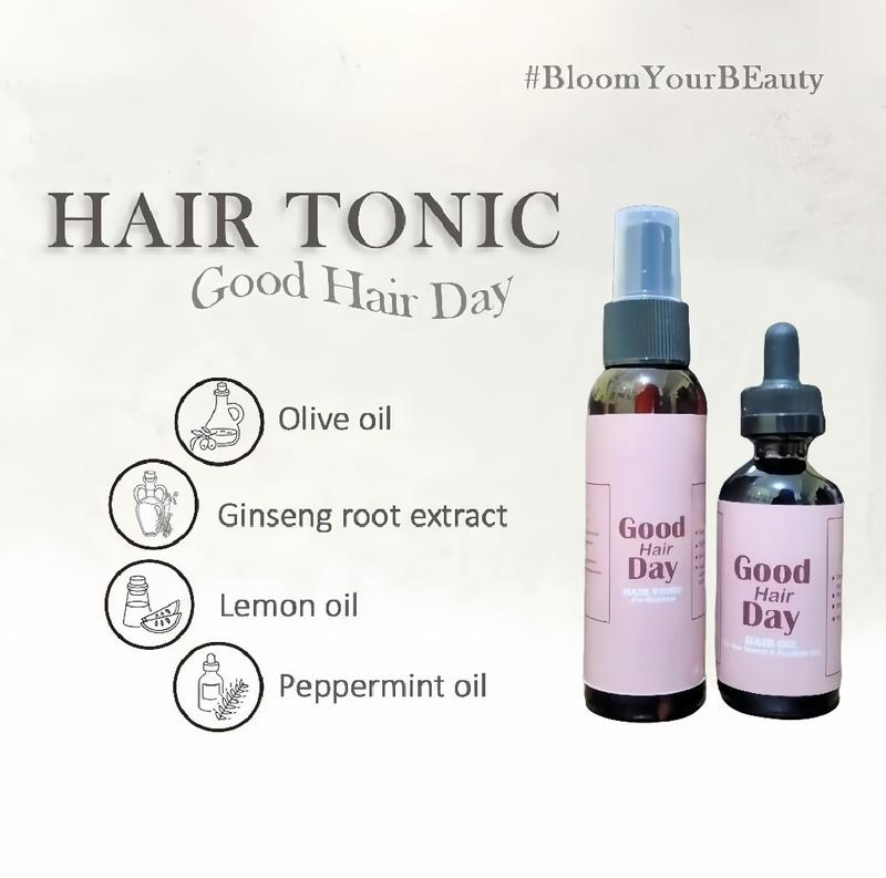 Product Introduction of VIRAL!! GOOD HAIR DAY Hair Tonic & Hair Oil Asli Original Penumbuh Rambut Rontok Kering 2
