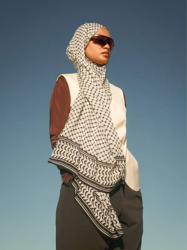Keffiyeh Scarf / Pashimna Printed Modals / Breathable / Lightweight / Pashmina Leu Official Jilbab Soft Muslim 8